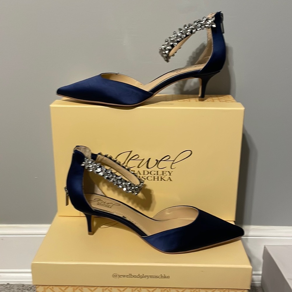 NEW JEWEL BADGLEY MISCHKA ROBLES POINTED TOE PUMPS